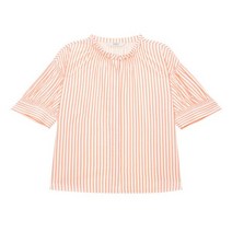 닥스레이디스 오렌지 러플장식 5부소매블라우스 WKBL2B508O2