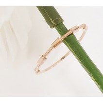 이슬쥬얼리 14K 데일리 꼬임 스틱 반지 여자친구선물 우정링 우정반지