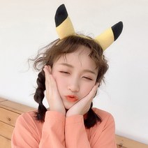 피카츄머리띠 놀이공원코디 동물헤어밴드 캐릭터 행사 파티준비