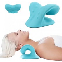 목베게 일자목 넥스트레쳐 목스트레칭기구 거북목 넥해먹, 핑크