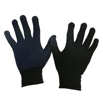 알라딘 나일론 도트장갑 검정 회색 1개 98379EA