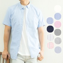 남자 면소재 캐쥬얼 옥스포드 남방 반팔셔츠 남자셔츠코디 옥스포드셔츠 반팔셔츠 여름셔츠 반팔남방 남자셔츠 남자캐쥬얼셔츠 캐쥬얼셔츠