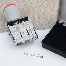 학교 회사 관광서 날짜 스탬프 고무 인쇄기 인주 패드 date stamp 일 월 년