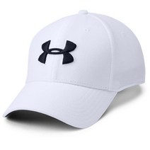 언더아머 남성 블리칭 3.0 캡, Large-X-Large, White (100)/Black