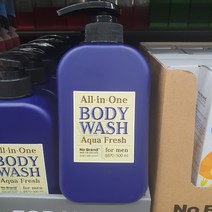 노브랜드 포맨 프래쉬 올인원 워시 500ml, 1개