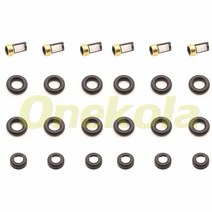 혼다 시빅 아큐라 Rdx Rsx K20 K24 용 연료 인젝터 노즐 수리 키트 6450-rwc-a0 EWLKJ00429, 02 6 piece set
