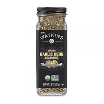 Watkins 고메 유기농 향신료 병 마늘 허브 82.2g(2.8온스) 1개입