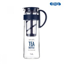 골든트리 코멕스 아쿠아글라스 차물병 1.4L 차우리기 물통 티보틀 물병, 1.5L 투명