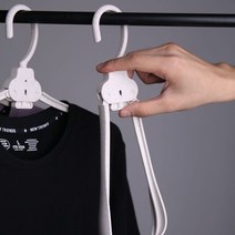 놀자리빙 논슬립 접었다폈다 공간활용 원터치 접이식 옷걸이 옷장정리옷걸이, 1개, No.01 원터치 접이식 옷걸이