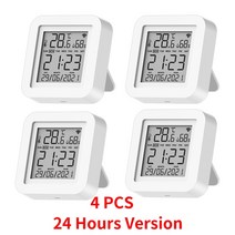 IOT 스마트홈 와이파이 무선 알렉사 구글 홈을위한 스마트 홈 오토메이션 용 Tuya WiFi 온도 및 센서, 03 4 PCS
