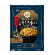 CJ더마켓 탕비실 업소용 식당용 PC방 탑티어 고메 중화소고기볶음밥 간편식 컵밥 국밥 냉동밥 솥밥 점심 도시락 420G, 18개