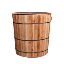 편백 나무 욕조 가정용 간이 히노끼 숙소 반신욕 스파, 2. 50x50(지름x높이)