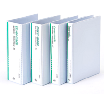 문구로드 백색 고투명 3공 사다리 PVC 커버메이드 바인더 하드보드 A4 3cm 5cm 7cm 10cm