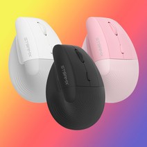 제닉스 STORMX VM1 무선 초저소음 버티컬 마우스, 블랙