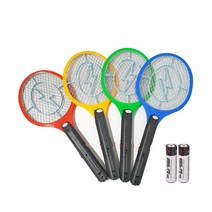 썬더 모기채 + AA건전지 2p 세트, 랜덤발송