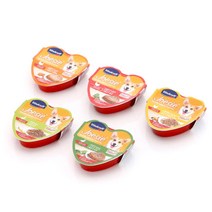 비타크래프트 조에시 하트캔 강아지 간식 85g, 오리+시금치