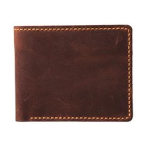 가죽 지갑 공예 키트 Leathercraft 지갑 수제 가죽 바느질 DIY 공예 12x9cm - 라이트 커피, PU 가죽