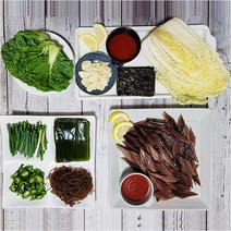 포항 구룡포 손질 과메기 야채세트 꽁치, 선택3  쌈야채세트 (과메기없음)