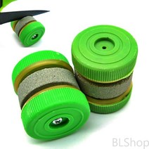 원형 양면 가위갈이 칼갈이 칼갈기 숫돌 숯돌