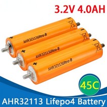 인산철 배터리 신제품 충전식 리튬 철 인산염 배터리 A123 ahr32113 LiFePO4 3.2 V 4.0Ah 45C 에 적합 156114, 10psc