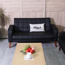 직원 휴게실 공장 작업장 3인소파 의자 미용실 호텔 펜션 미니 사무실 매장, 블랙
