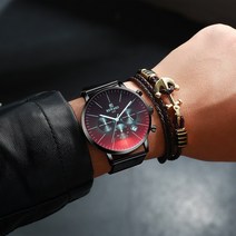 LIGE 손목시계 변색유리 남자 시계 남자손목시계 남성손목시계 남성시계 004
