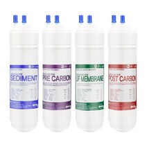 [필터테크] 루헨스 WHP-1200 전체세트 정수기필터호환 고급형 9인치 단방향 (UF), 상세 설명 참조