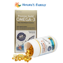 호주 네이쳐스패밀리 프리미엄 골드 rTG 오메가3 240캡슐 호주산 알티지오메가3 피쉬오일, 2개, 240정