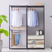 워너비 1600 3단서랍 행거 드레스룸 세트, 화이트