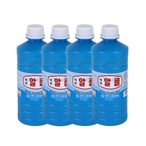 메칠알콜 400ml X 4통 메틸알코올 메탄올 84% 알콜램프용 공업용 기름때