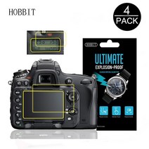 니콘 D750 D500 DF D810 D800 D610 D600 디지털 카메라 용 4 팩 셋톱 패널 카메라 LCD 보호 필름 화면 보호기, [03] D500