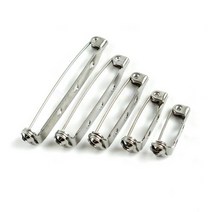 DIY 브로치부품 일자 옷핀_1p 뱃지만들기 재료 걸쇠핀, 실버32mm
