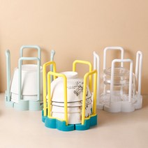 [1+1+1] 크기조절 식기건조기 다용도 싱크대 식기정리대 그릇 식기건조대, 1개, 옐로우
