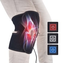 무릎마사지 전기 어깨 다리 마사지기 무릎 보호 난방 물리knee pain relief 치료 패드 조정 가능한 중괄호 벨트 3 기어 건강 관절염 통증 완화 지원 맛사지기, [01] USB Cable, [02] 1PCS