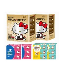 [헬로키티 골드라벨] 더블데코 4겹 프리미엄 화장지 30롤 2팩 + 팝업티슈 6팩 + 키친타올 6팩/G, 상세페이지 참조