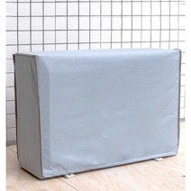 에어컨 실외기 커버 자외선 차단 방수 암막 카바 절전, 회색 - 88x60x35