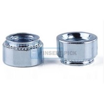 STEEL 철 #5/16-18 Inch 0518 인치 압입너트 팸너트 클린칭너트 인서트, IPS_5/16-18_ZI2, 아연도금, 1개