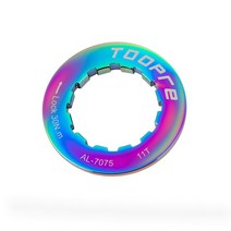 TOOPRE 카드 플라이휠 잠금 커버 산악 도로 자전거 11T 디스크 치아 잠금 커버 XT 카드 비행 잠금 링, 03. Dazzle colour, CHINA
