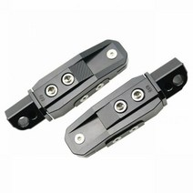 후면 발판 스즈키 GSXR600/750 GSXR1300 하야부사용 풋페그 페달 패드, Black