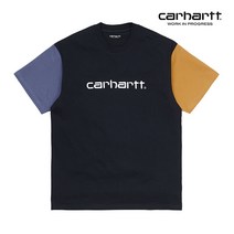 칼하트WIP SS Carhartt Tricol T-Shirt (Dark Navy).