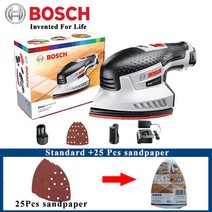 전동사포 원형 에어 샌딩기 샌더기 스핀들 샌드 샌딩 페이퍼 전동드릴사포 Bosch-EasySander 12 충전식 무, 01 Set 1