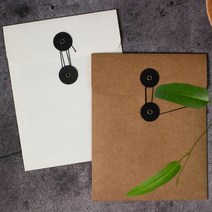 감성 사진보관 단추봉투 소 5장세트 4X6 5X7, 4X6_그라프트