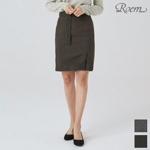로엠 로엠 벨트장식 베이직 스커트_RMWH94TR13-T