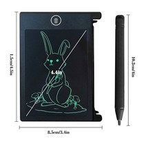 패드 그리기 웹툰 그림그리는태블릿 그림 그림그리는 그림태블릿 전자 드로잉 보드 화면 펜, 4.4인치 블랙