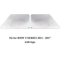 시트우퍼 자동차용자동차 좌석 아래 에어컨 콘센트 먼지 환기 스피커 커버 장식 BMW 5 시리즈 F10 G30 인, 02 silver with logo