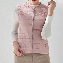 헤이슈 오리털 초경량 여성 조끼 베스트 아우터