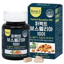 본트비 퍼펙트 보스웰리아, 1박스, 1001mgx60정