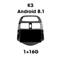 카오디오 자동차 네비게이션 자동차모니터 Vtopek 쉐보레 스파크 비트 마티즈 크리에이티브 2009 2016 라디오 멀티미디어 비디오 플레이어 카플레이 헤드 유닛 안드로이드 11, 18.K3