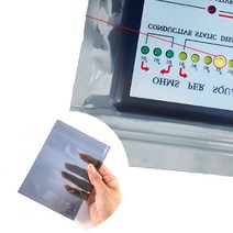 제전 봉투 전자 부품 방전 지퍼백 무정전 비접착봉투, 단품