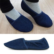 쇼프 홀서빙용 실내화 덧신 데님 신발 학생 가벼운 2W631C5F